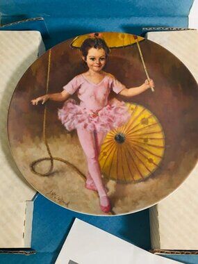 Vintage Reco Katie The Tightrope Walker By John McClelland Knowles Plate
